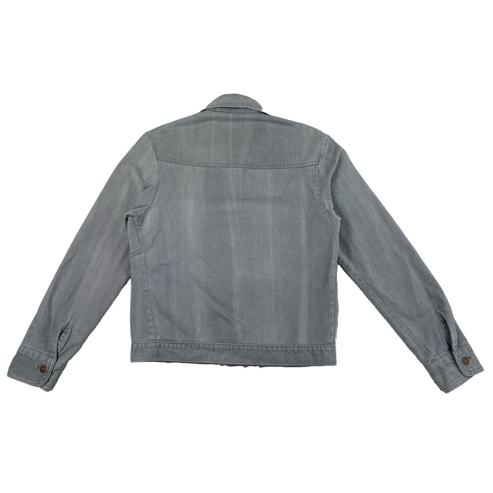 Vintage Levi's Denim Jacket Women's Medium Gray Distressed White Tab - Picture 2 of 12